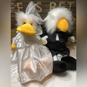 Plush Bird Couple Zak & Zoe in Wedding Attire Heritage Collection by Ganz NWT
